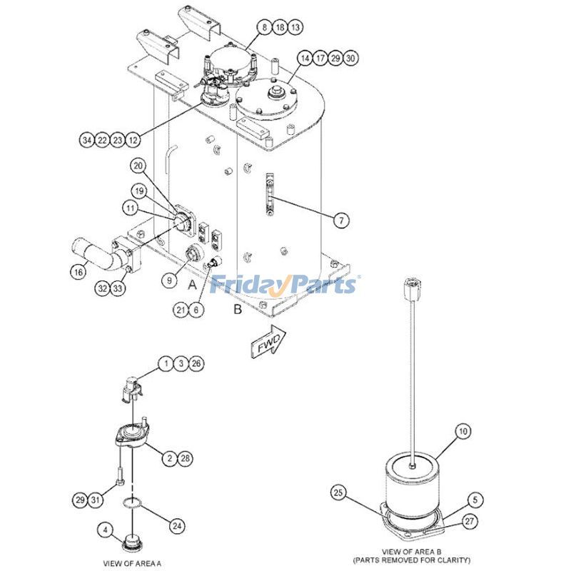 Hydraulikölmessstab 3476081 für Caterpillar CAT Bagger 311C 312D 313D 314C 315C 320C 330C 345D 385C