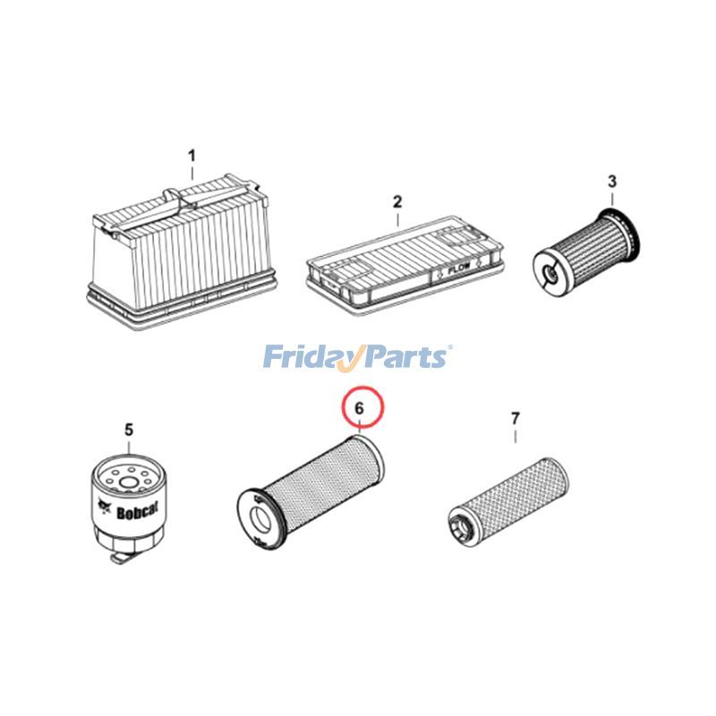 Hydraulikölfilterfür LaderFür BOBCAT