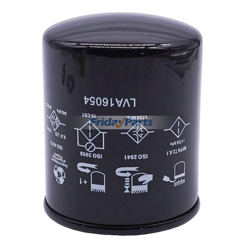Filtro de óleo hidráulico LVA16054 para motor Yanmar 3TNV76 John Deere Trator 3032E 3036E 3038E 2026R 1023E 1025R 1026R FridayParts