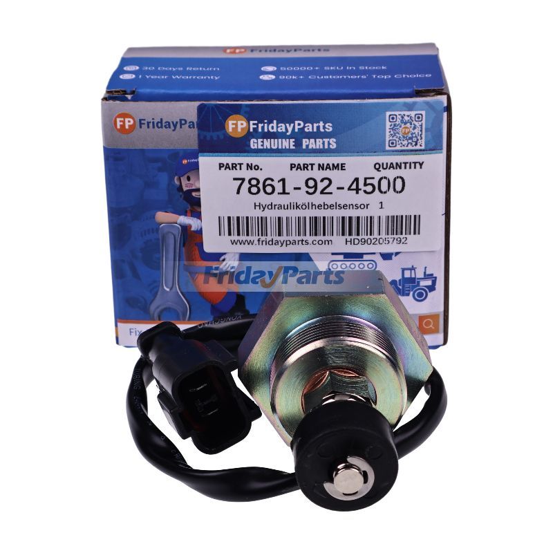 Hydraulic Oil Lever Sensor 7861-92-4500 for Komatsu Loader WA270-3 WA320-3 WA380-3L WA420-3 WA450-3 WA900-3