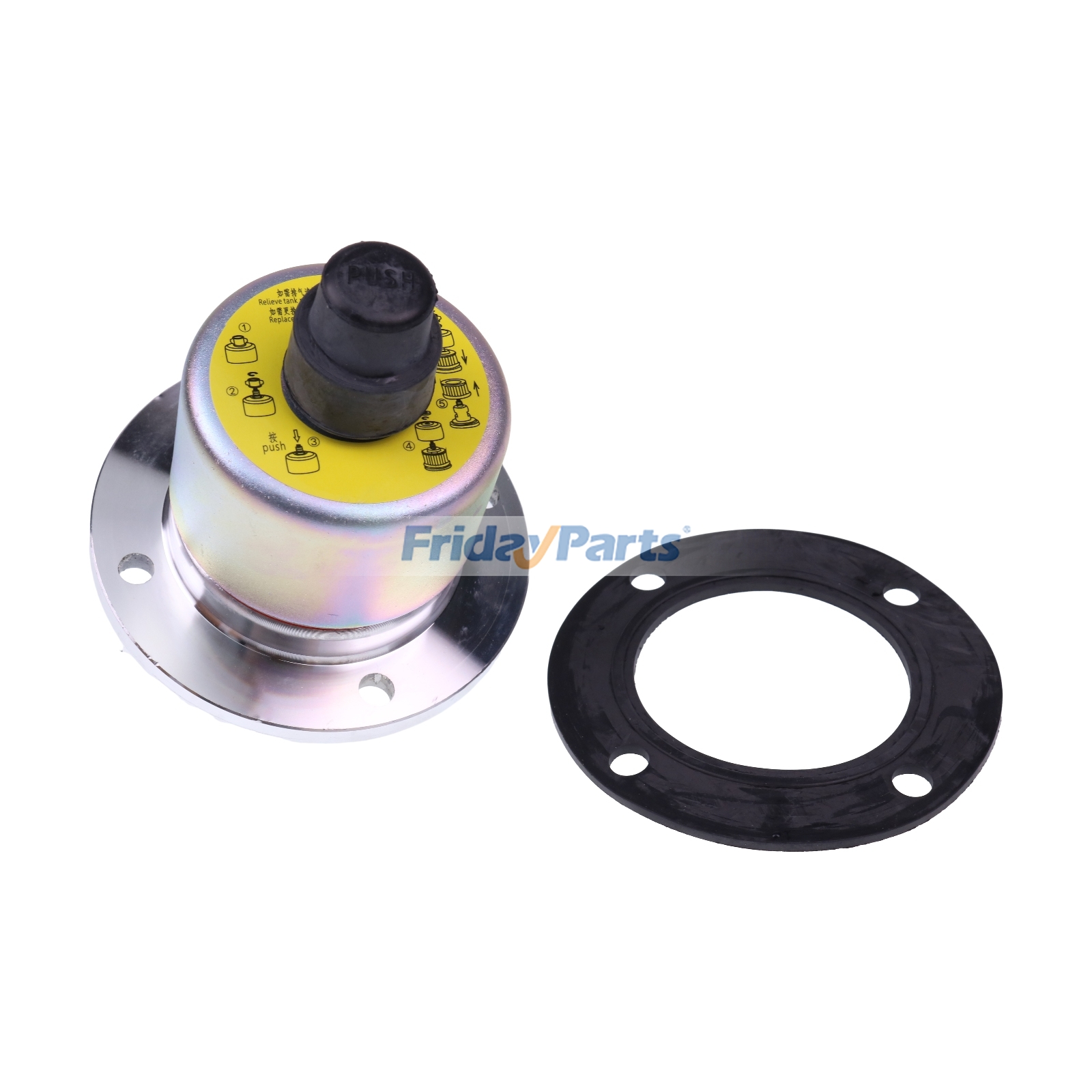 Hydraulic Oil Tank Cap 4434017 for Hitachi EX60-5 EX100-5 EX120-5 EX200-5 EX230-5 EX300-5