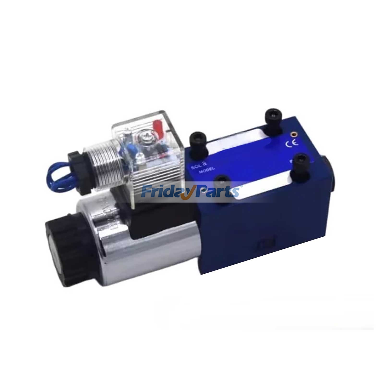Válvula solenoide direccional hidráulica unidireccional de repuesto para Huade 3WE6A61B/CG24N9Z5L para Excavadora,Pala cargadora