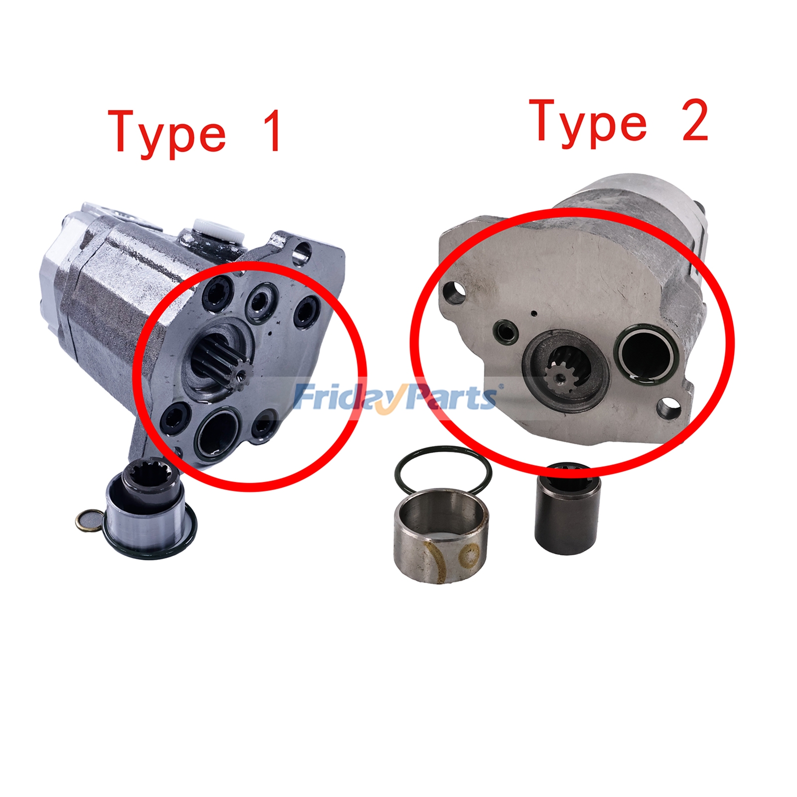 FridayParts Hydraulische Pilot-Zahnradpumpe
