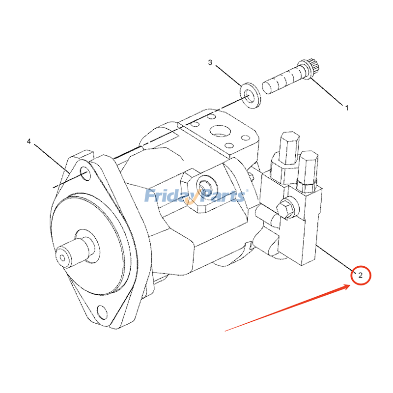 Hydraulic Piston Pump for Engine,Off-Road Truck