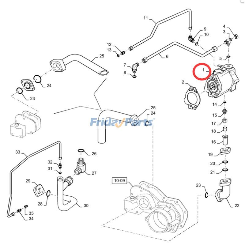 Hydraulic Piston Pump International for Tractor