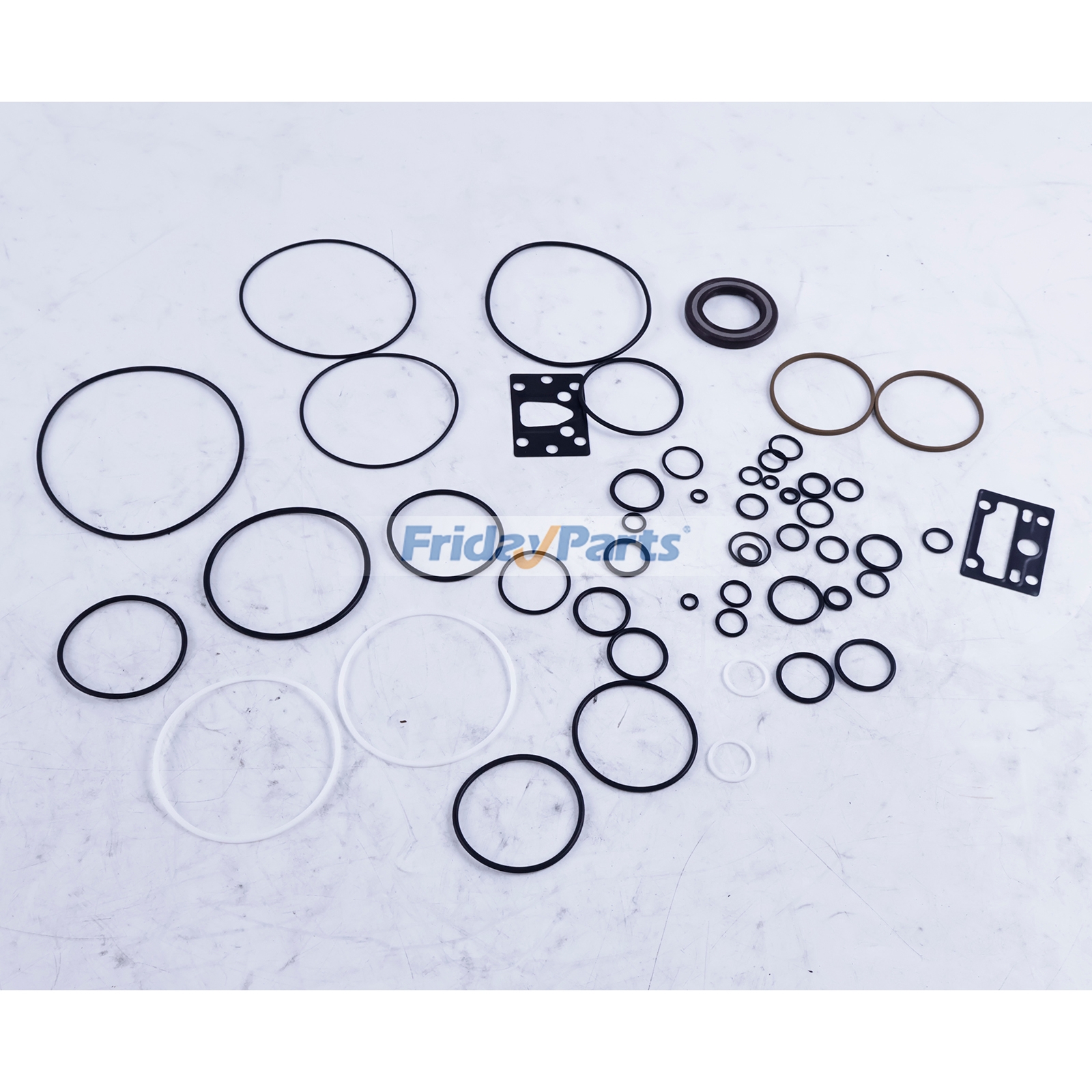 Kit de juntas para bomba de pistón de émbolo hidráulico compatible con Rexroth A4VG28DA13R/32R-NSC10K015EH-SK