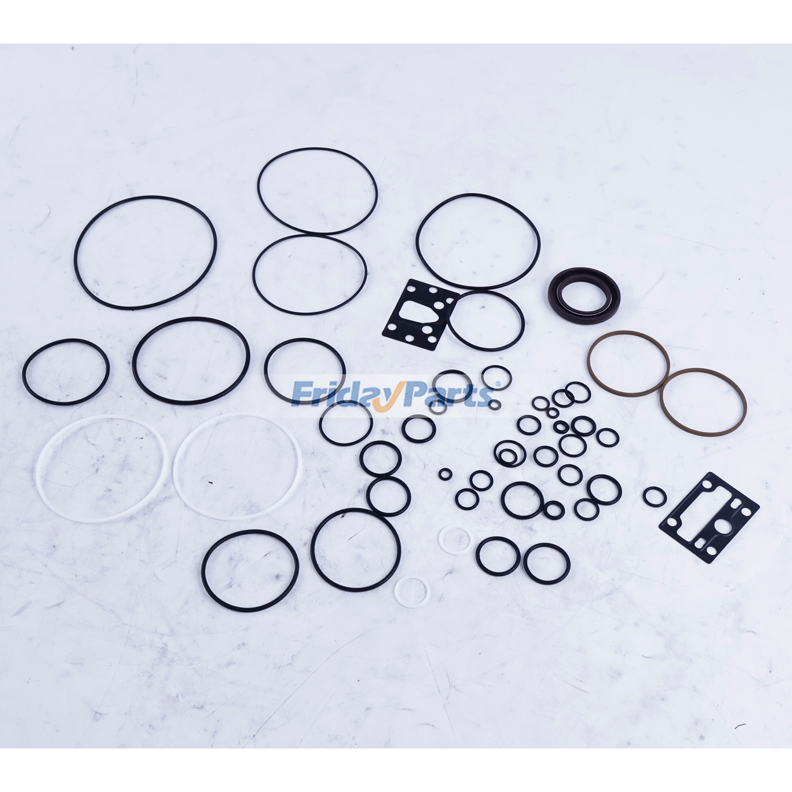 Kit de juntas para bomba de pistón de émbolo hidráulico compatible con Rexroth A4VG28DA13R/32R-NSC10K015EH-SK
