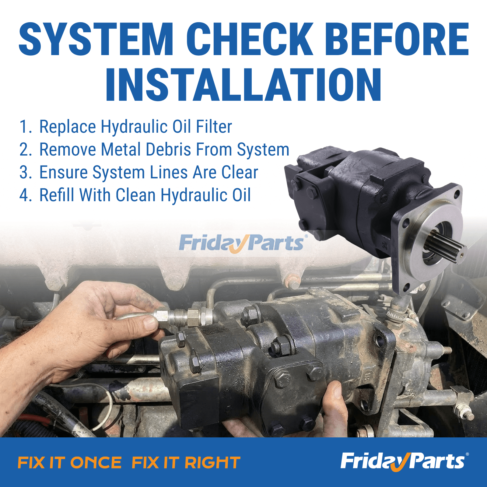 HydraulikpumpeFür CASE