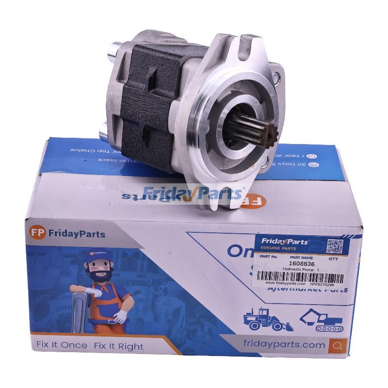 Hydraulic Pump 1608836 for Yanmar Engine 4TNE92 Hyster Forklift H2.50DX H3.00DX H3.00DX2 A966