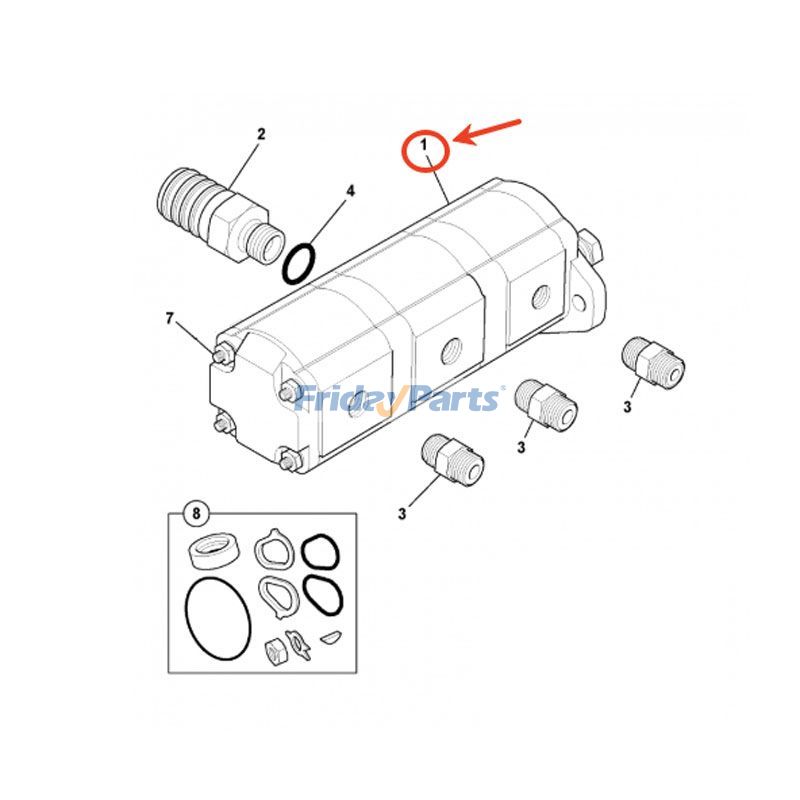 peça essencial para Para JCB