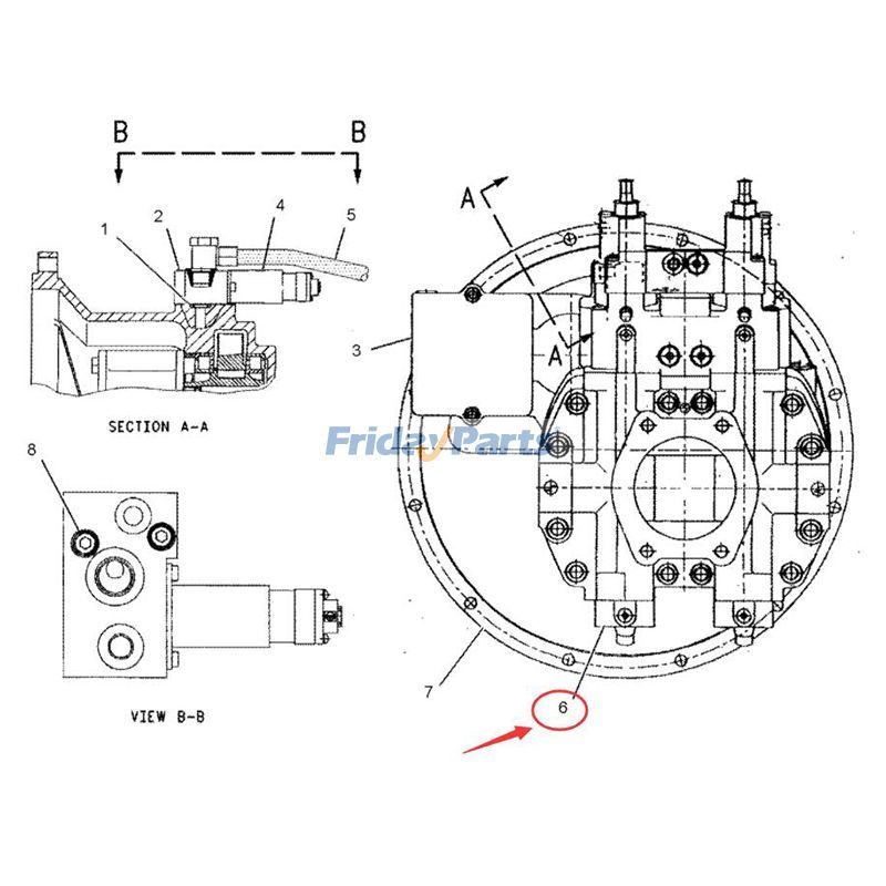 Excavator Hydraulic Pumperpillar CAT