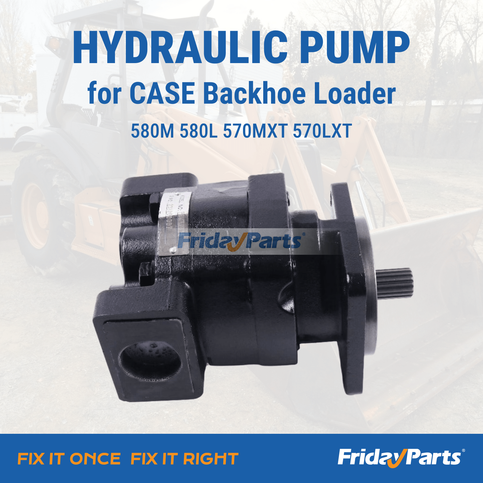 FridayPartsで油圧ポンプバックホーを購入