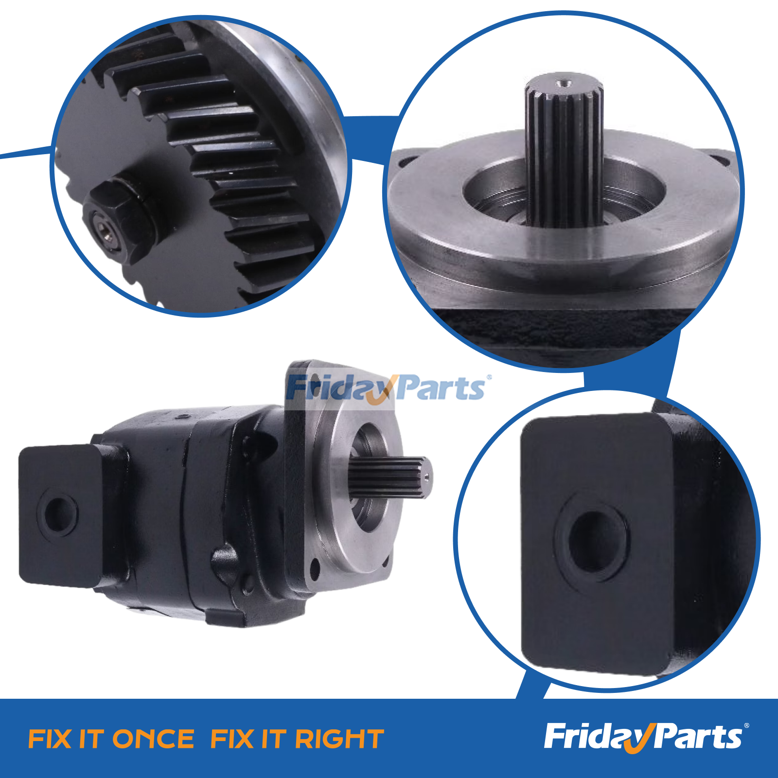 CASE用ローダー用油圧ポンプバックホー