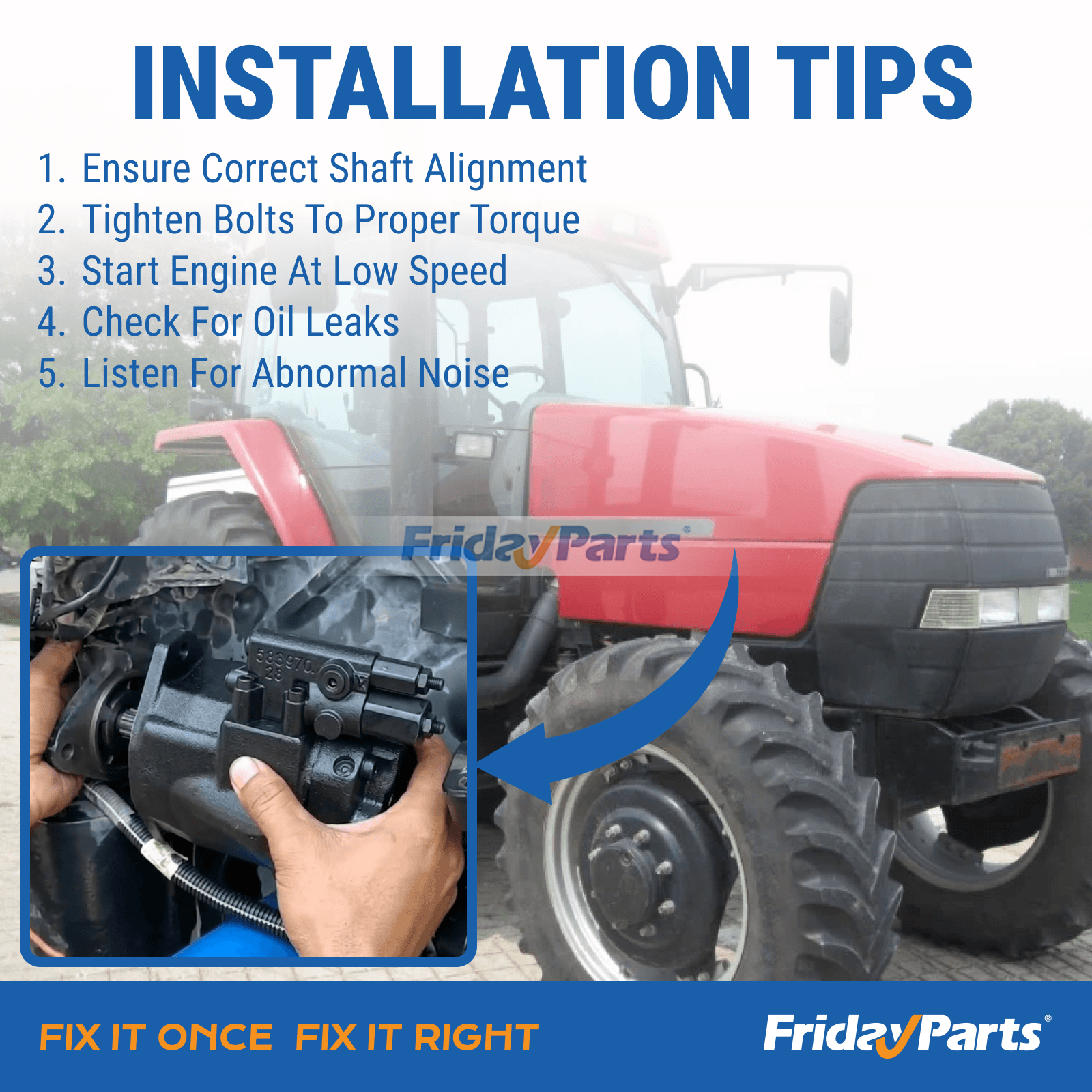  Hydraulic Pump For CASE,For McCormick