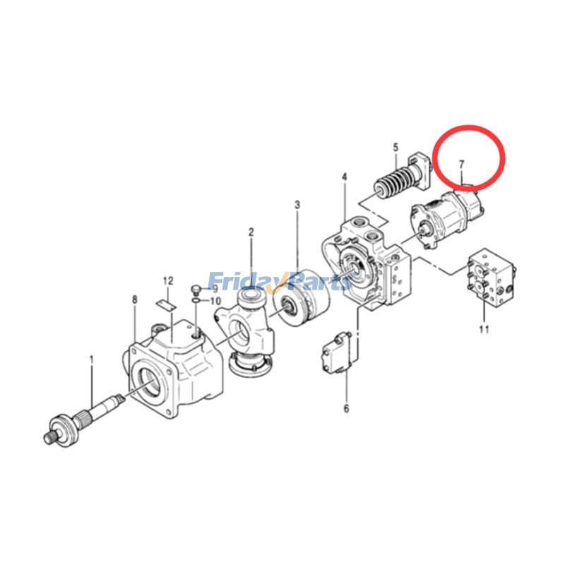  Hydraulic Pump For JOHN DEERE