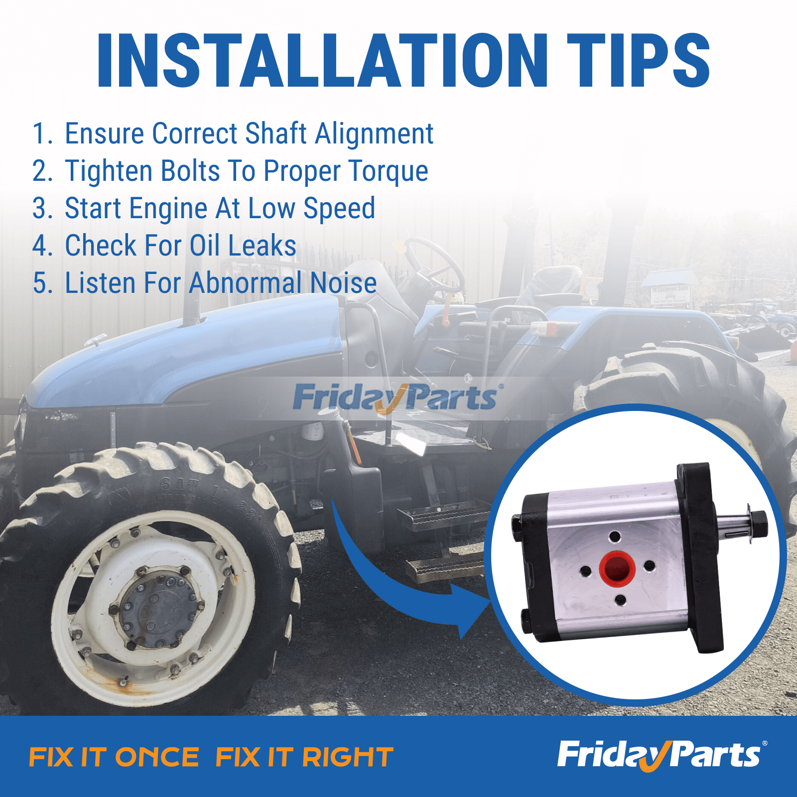 Hydraulic Pump 5168841 for New Holland Tractor 4835 5635 6635 7635 L65 TL100 TL70 TL80 TL90 TN55 TN60 TN65 TN70