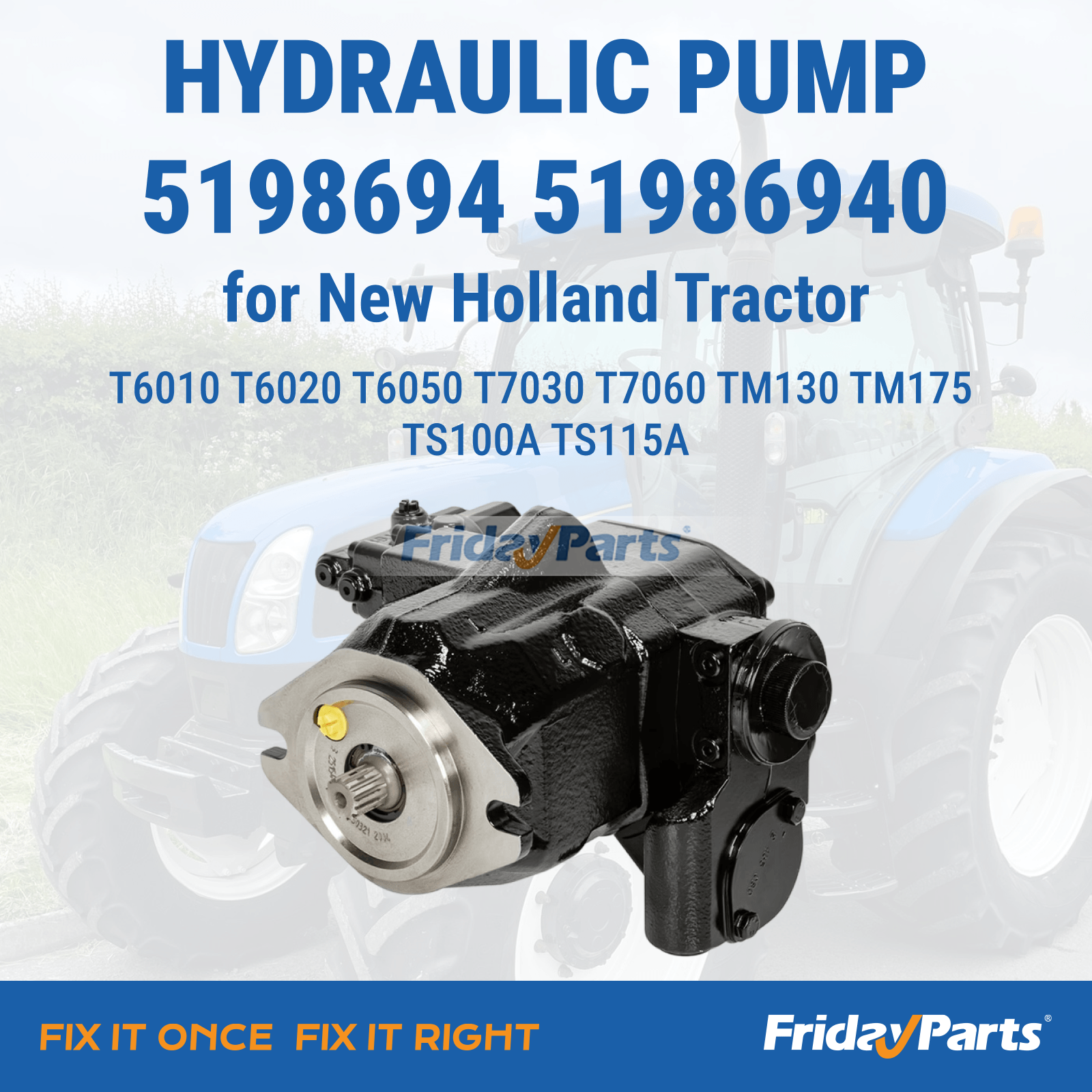 Pompe hydrauliquepour Tracteur