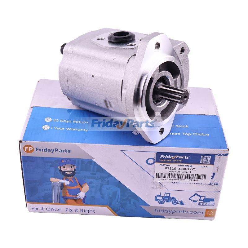 Hydraulikpumpe 67110-13081-71 für Toyota Motor 4P 5K Gabelstapler 02-5FG10 02-5FG14 02-5FG15 02-5FG18 5FG10 5FG14 5FG15 5FG18