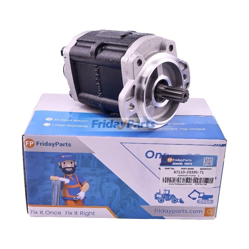 Pompe hydraulique 67110-23320-71 pour moteur Toyota 5K chariot élévateur 02-7FG10 02-7FG15 02-7FG20 02-7FG25 02-7FGK20 02-7FGK25 7FG10