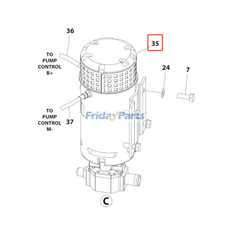 FridayParts Hydraulikpumpe