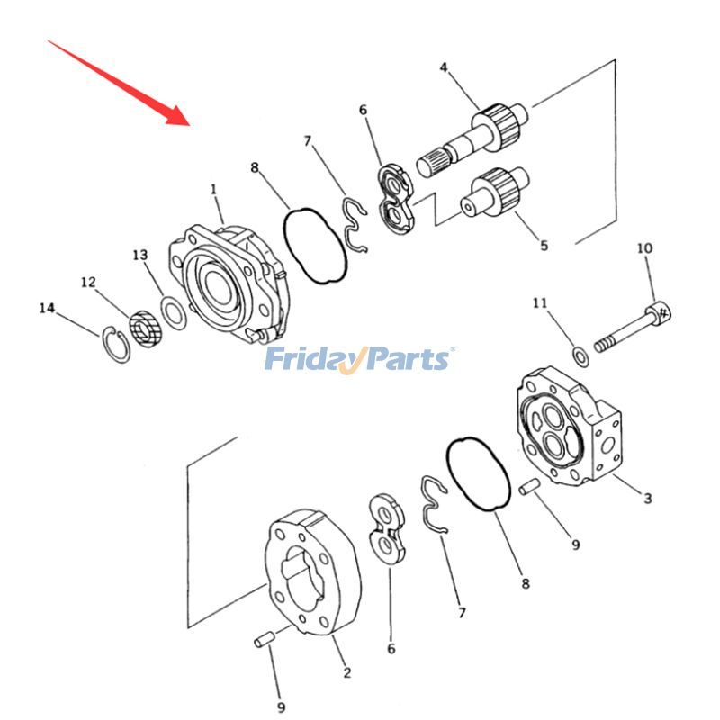 Hydraulic Pump Bull in Stock in China