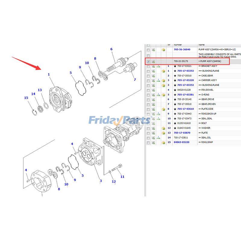 Hydraulic Pump Wheel for Loader