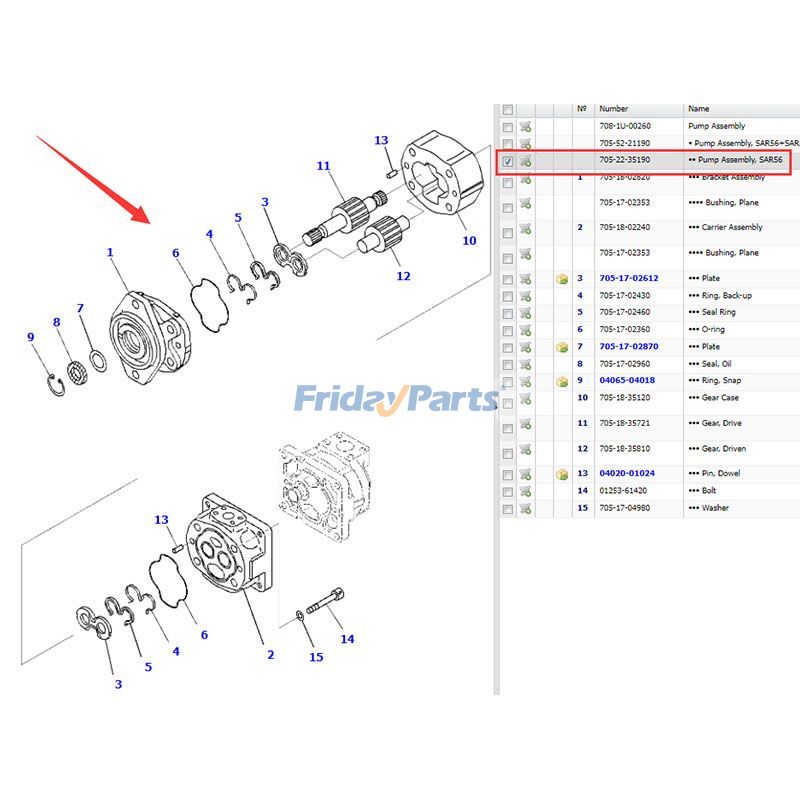 Hydraulic Pump for Excavator