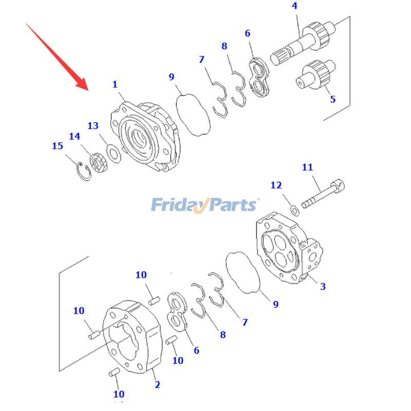 Motor Grader Hydraulic Pump
