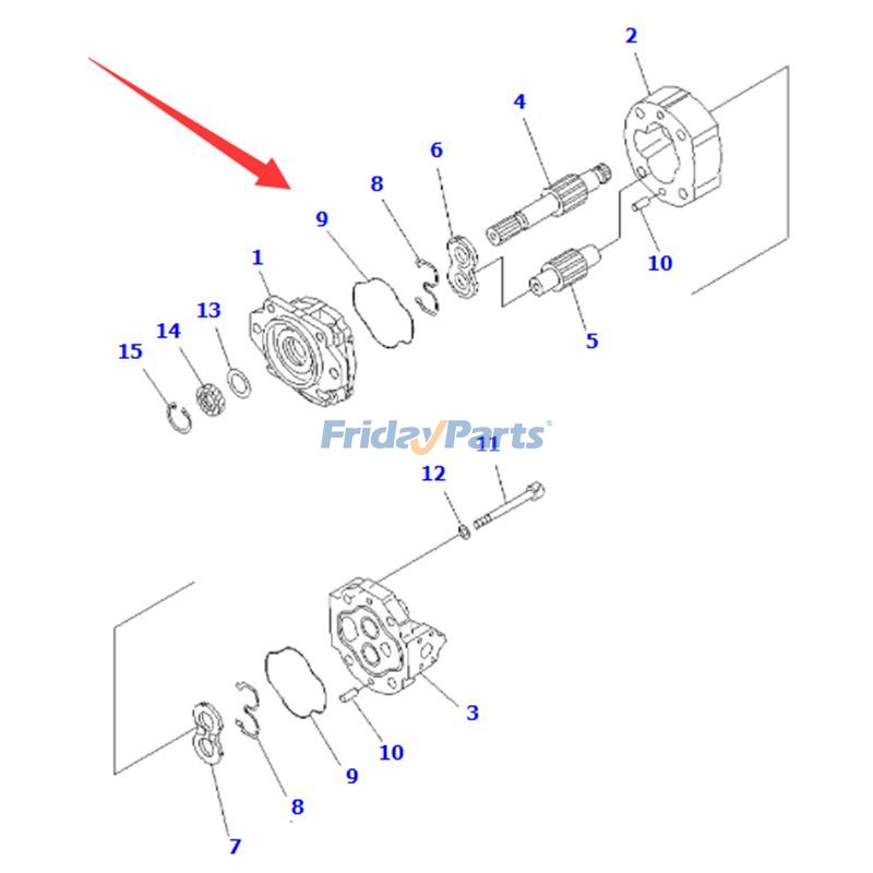 Hydraulic Pump Bull for Loader