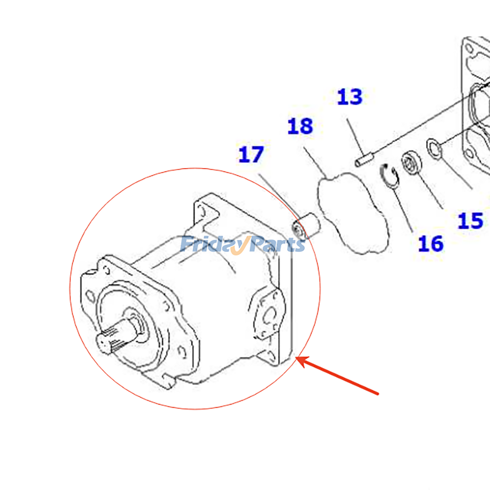 Hydraulic Pump for Off-Road Truck