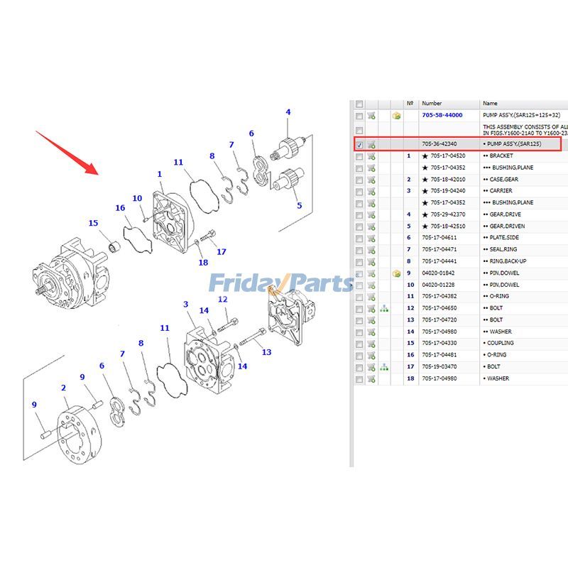 Hydraulic Pump Wheel for Loader