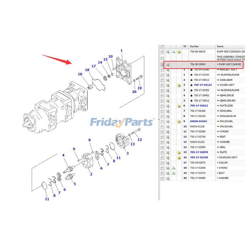 Hydraulic Pump Wheel for Loader