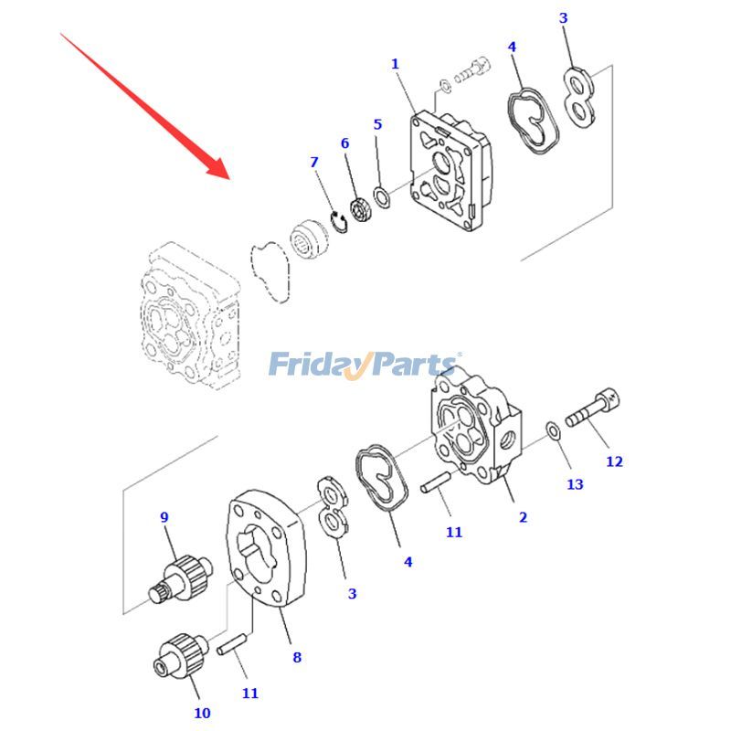 Hydraulic Pump for Motor Grader