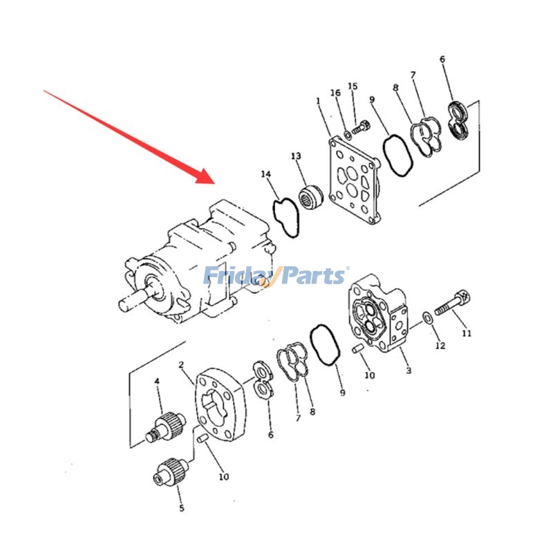 Hydraulic Pump for Excavator