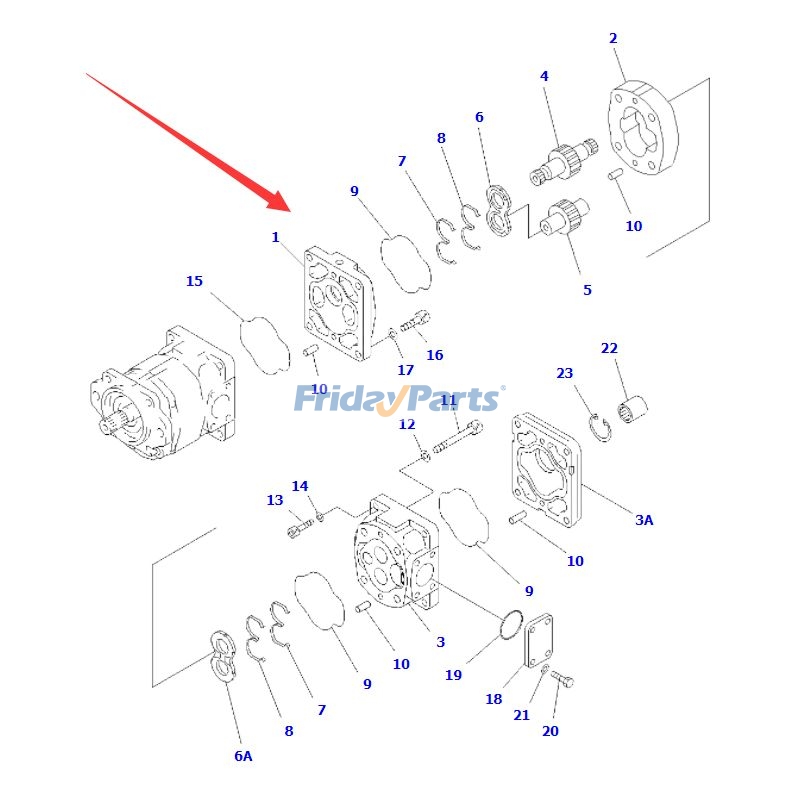 Hydraulic Pump Wheel for Loader