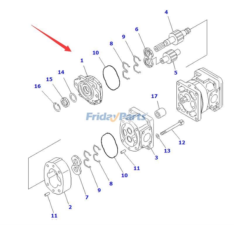 Hydraulic Pump Wheel for Loader