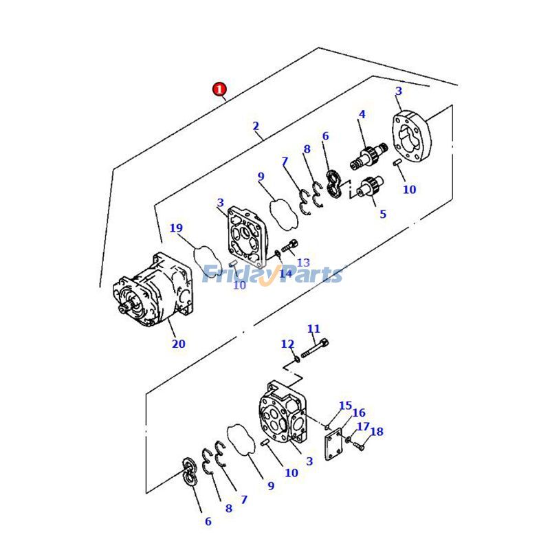 Hydraulic Pump Wheel for Loader