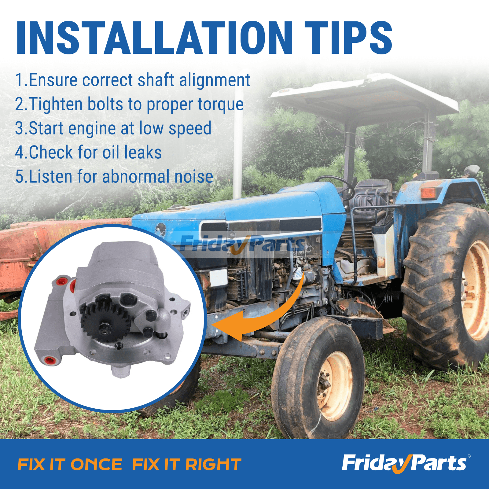 Hydraulic Pump 82988360 for New Holland Tractor TS6030 6610S 7610S TS6000 TS6020 5610S 