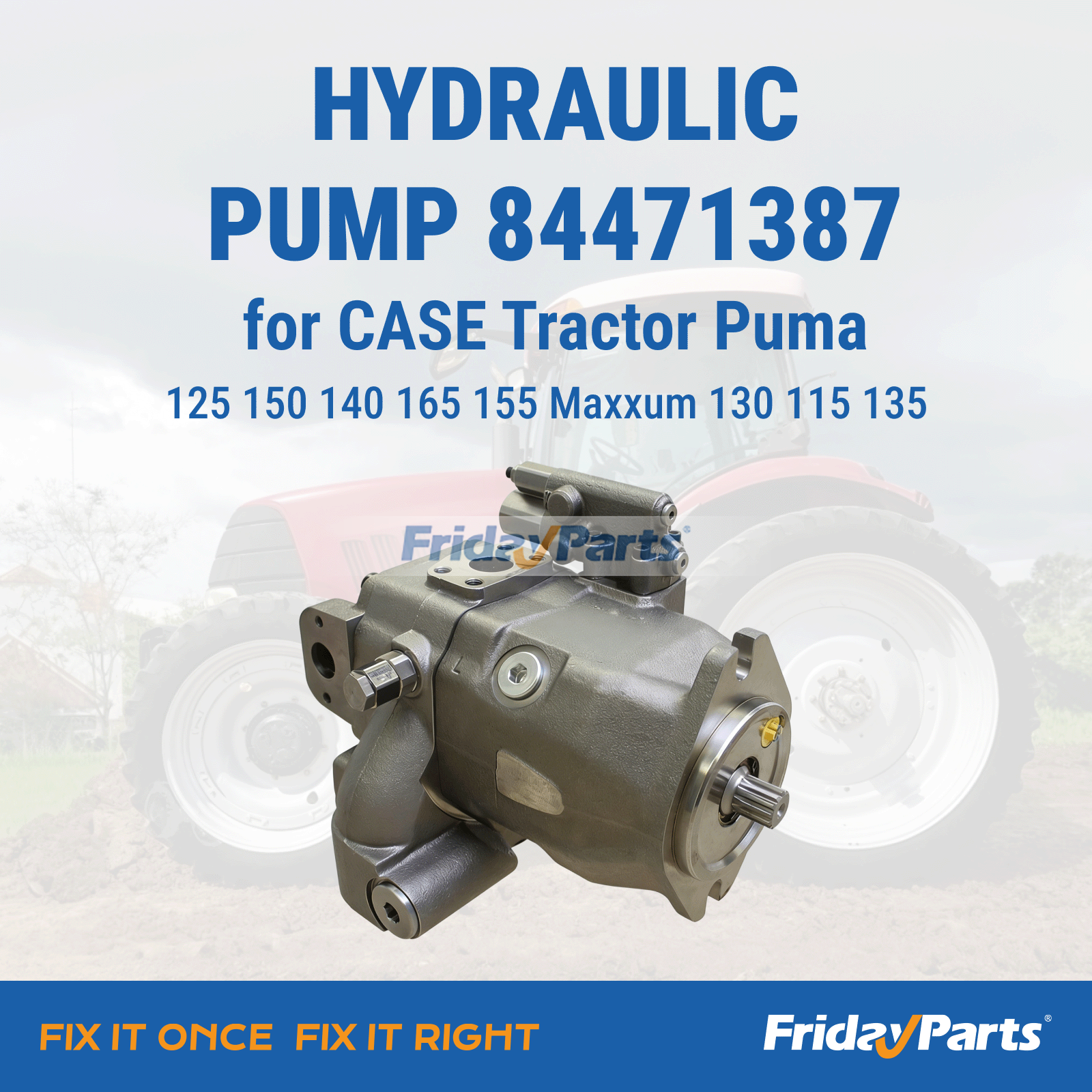 Hydraulikpumpefür TraktorFür CASE