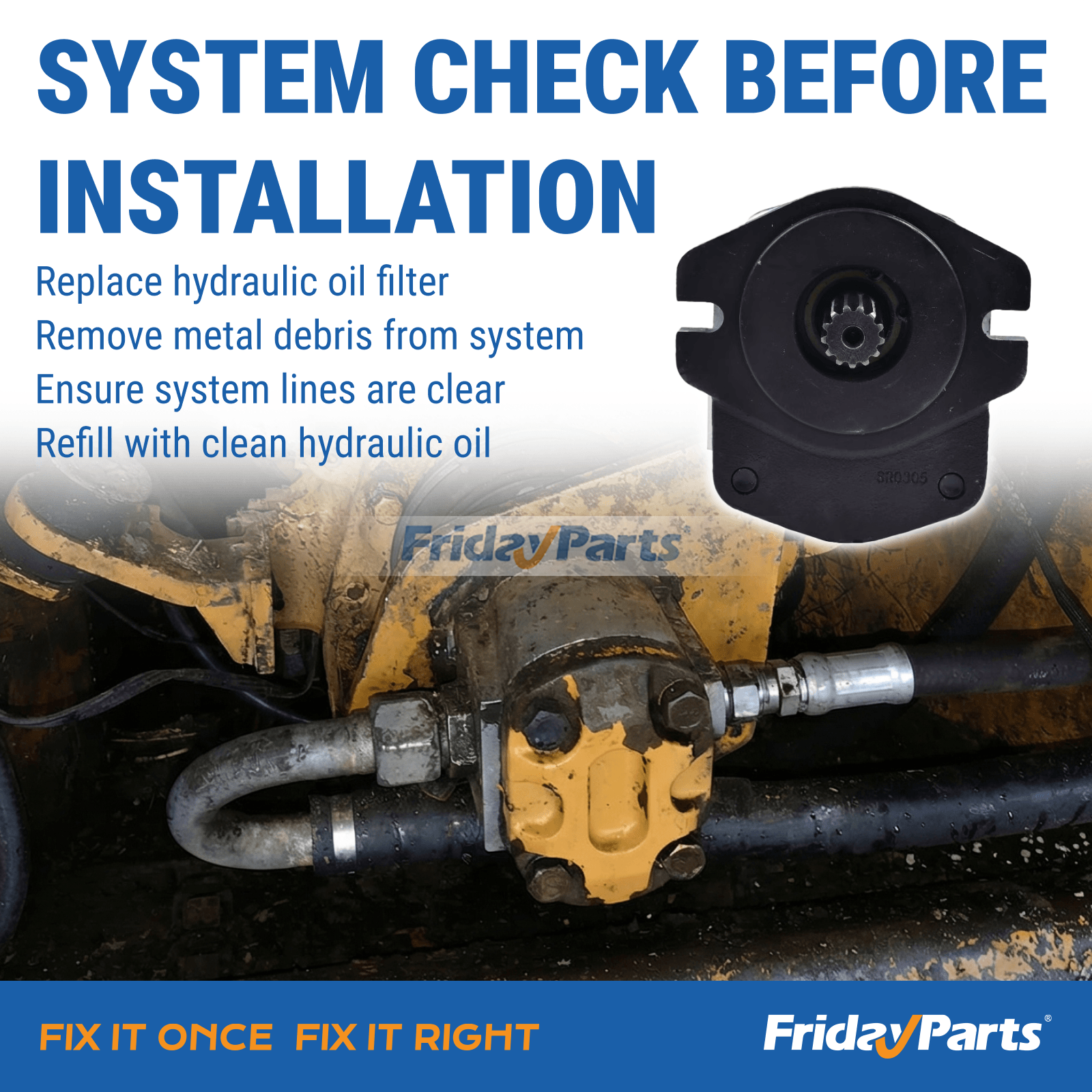 Bomba hidráulica 87442244 para cargadora CASE 40XT 60XT 70XT 75XT 95XT