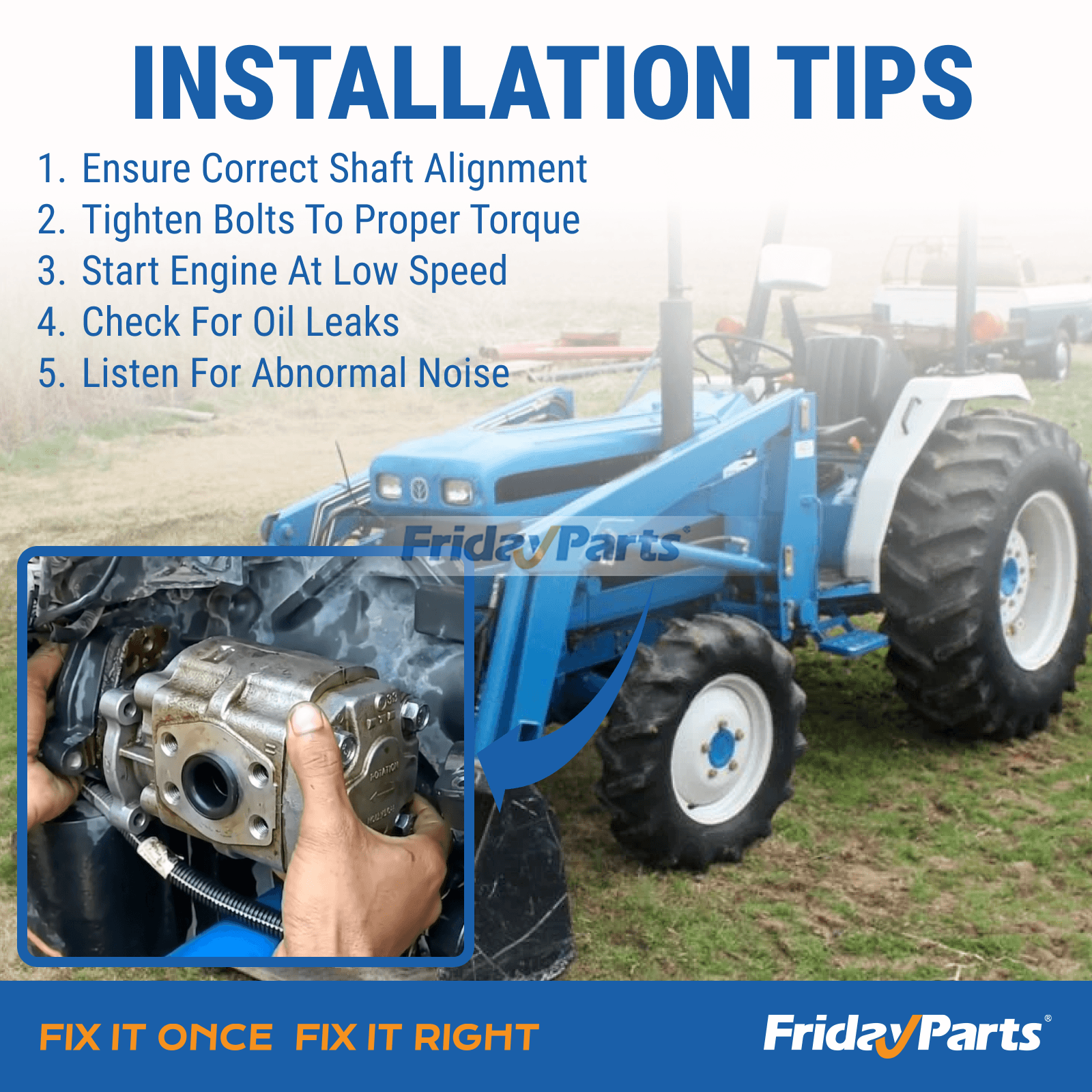  Hydraulic Pump For New Holland