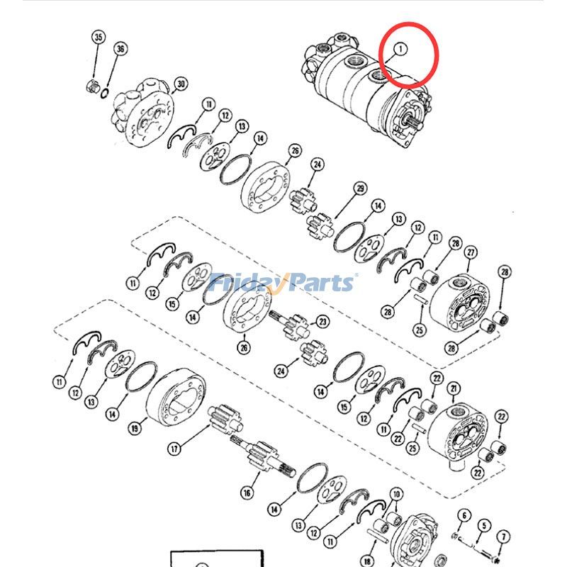 トラクター 油圧ポンプ