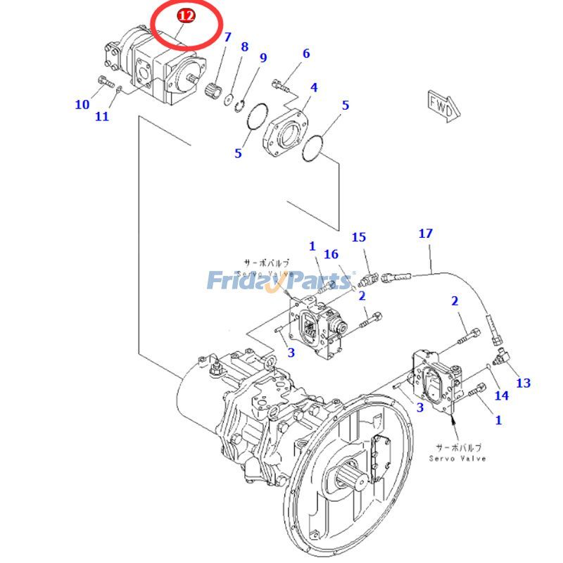 その他 油圧ポンプアセンブリクローラーキャリア