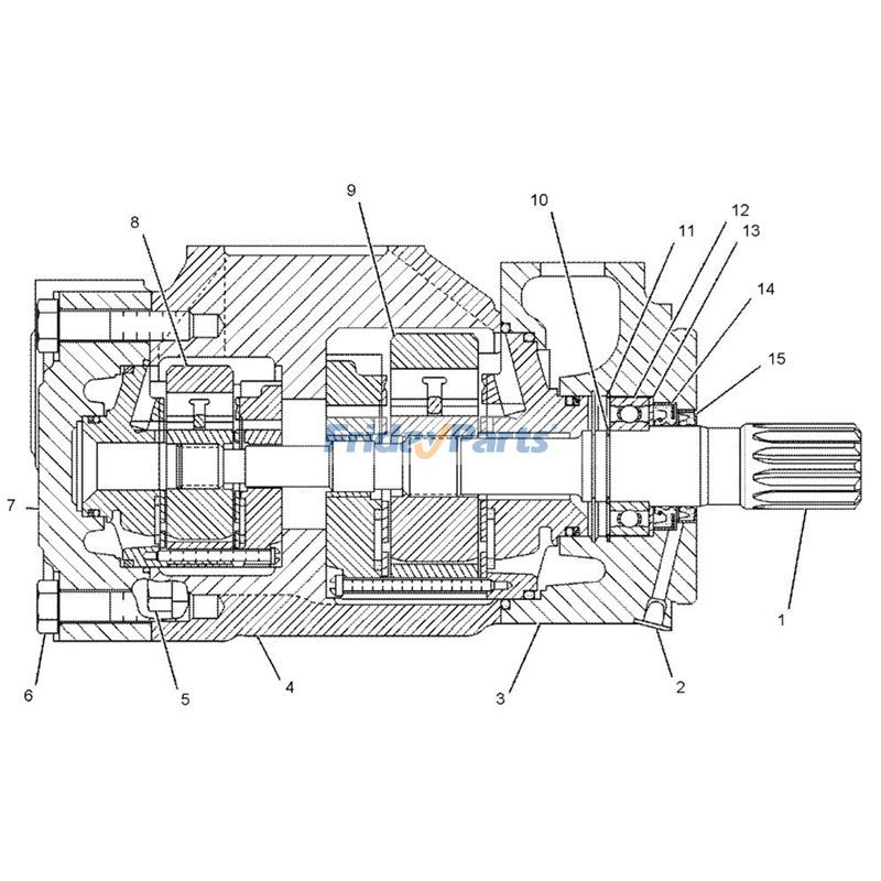Hydraulic Pump Cartridgeerpillar CAT for Tractor