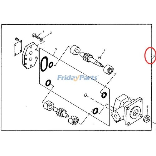 Ch11272 Hydraulic Pump CH11272 for John Deere Tractor 1050 850 950