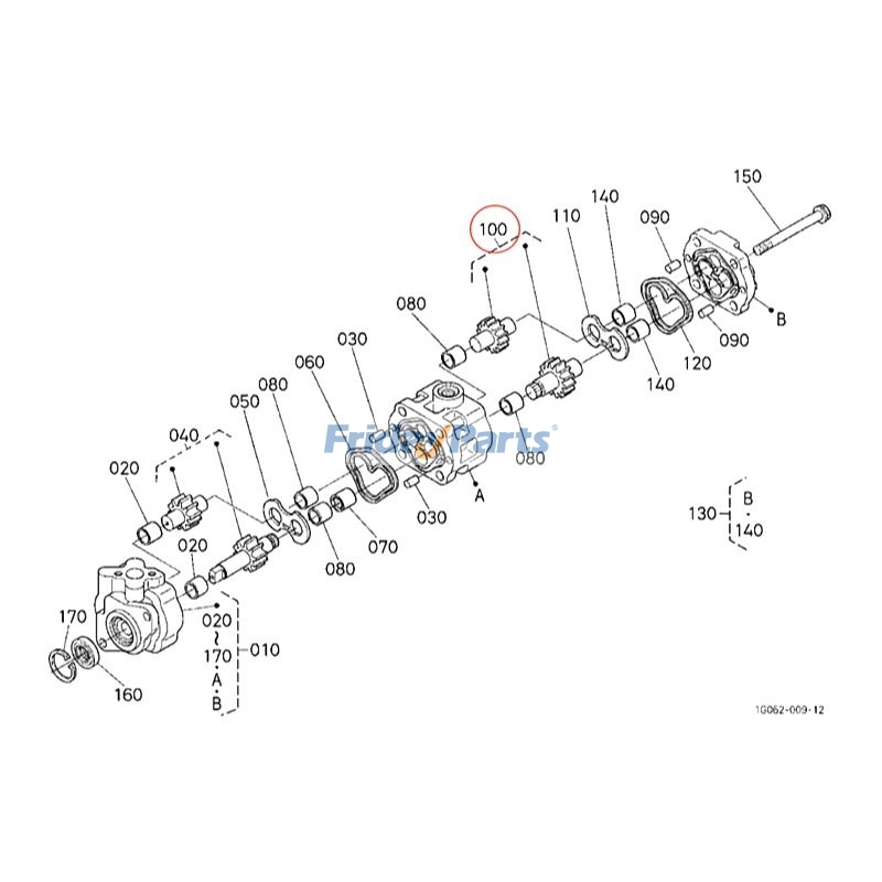 Hydraulic Pump Component Gear for Tractor