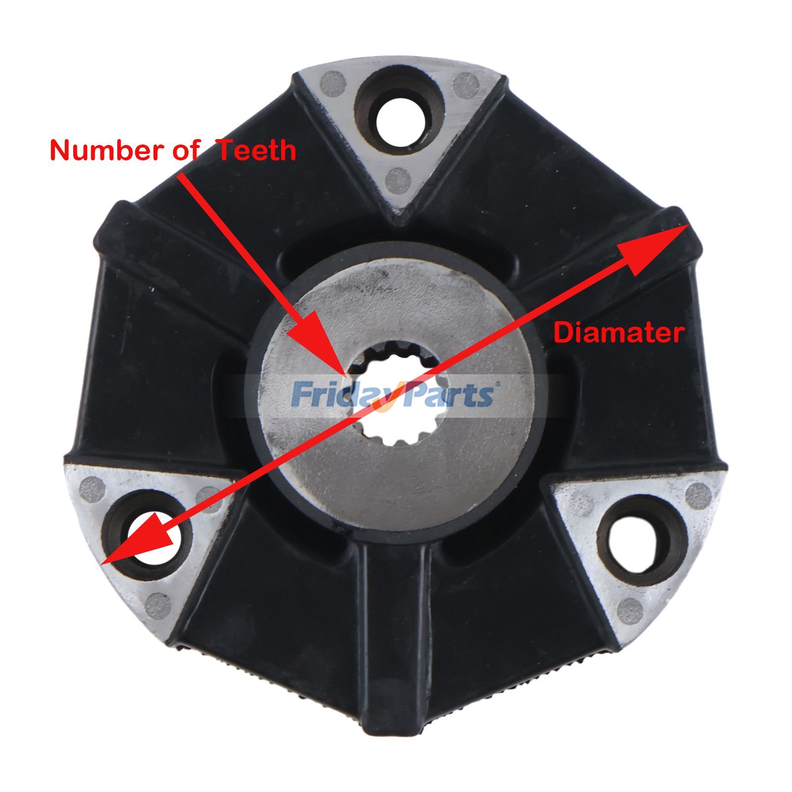 Ensemble d'accouplement de pompe hydrauliquepour Moteur,Pelle