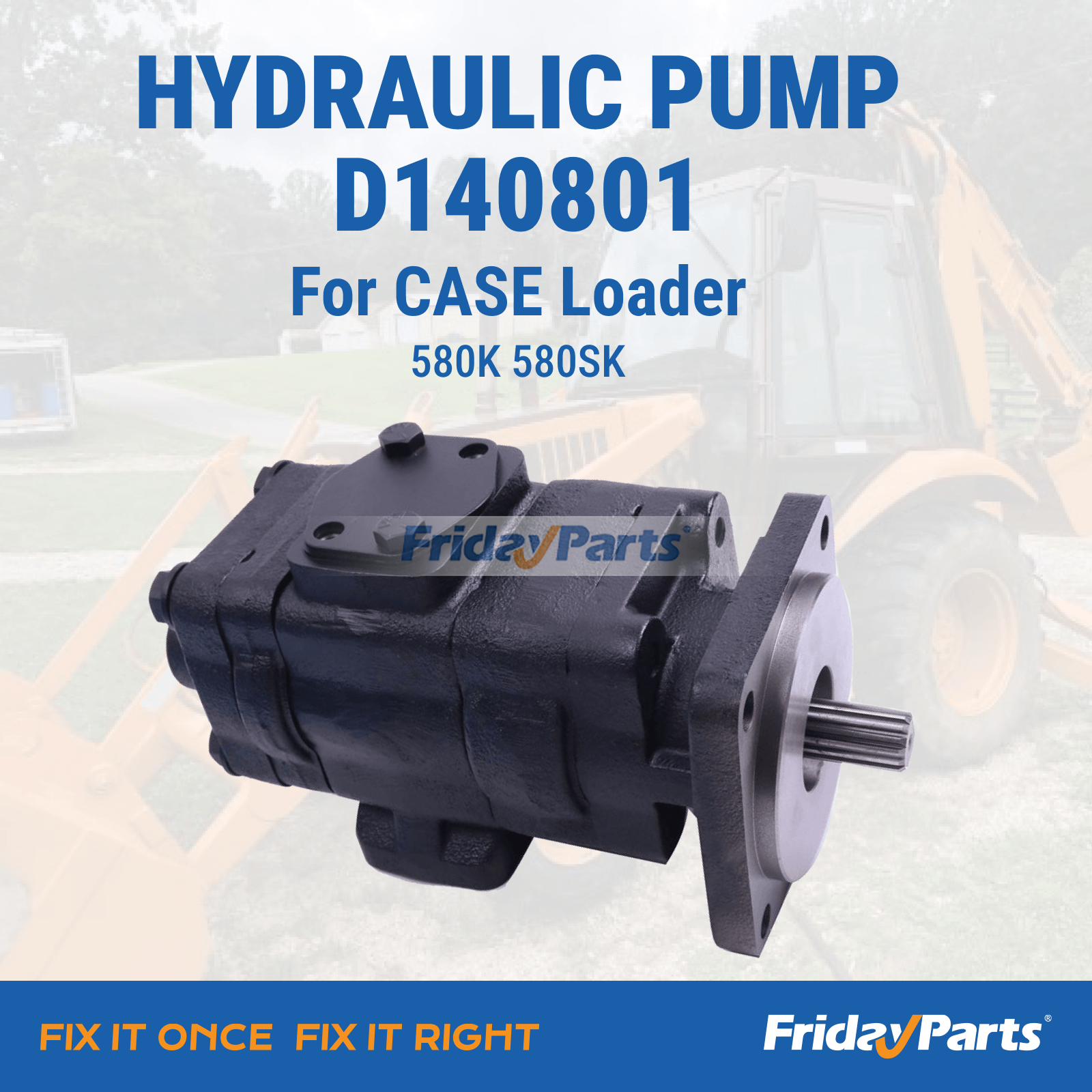 Pompe hydrauliquepour Chargeur