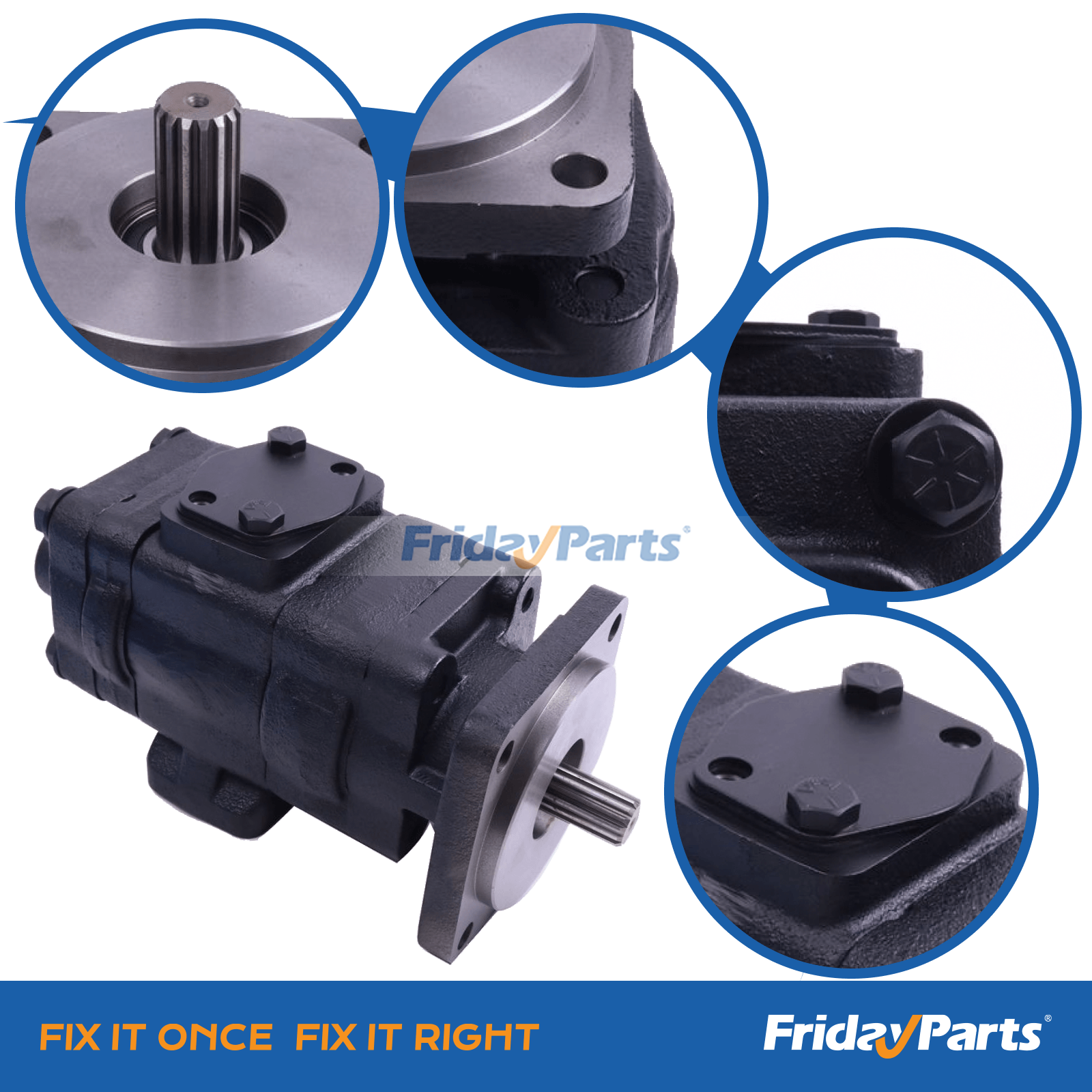 Pompe hydraulique D140801 pour chargeur CASE 580K 580SKpourPour CASE