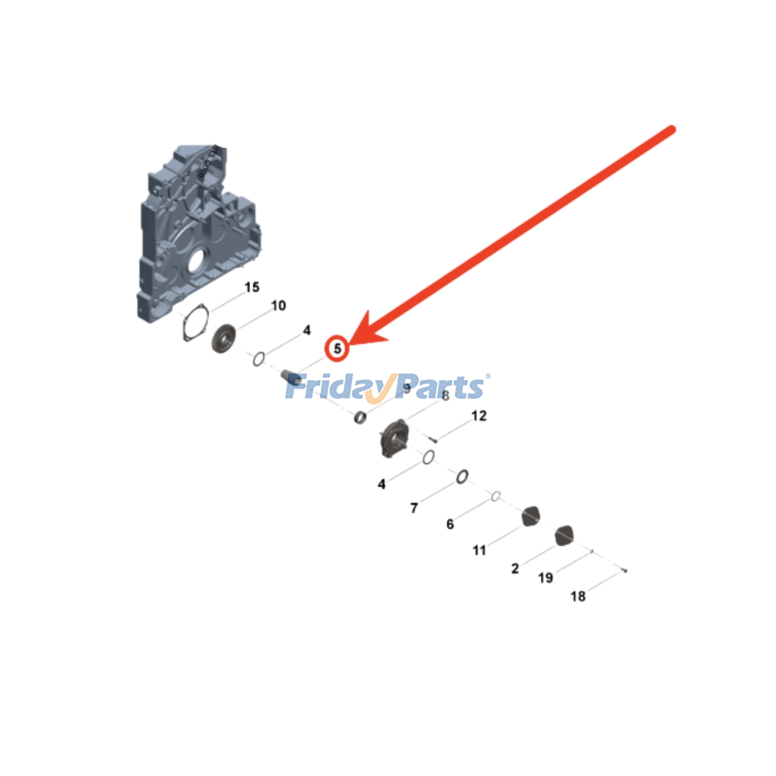 Hydraulic Pump Drive Shaft for Engine